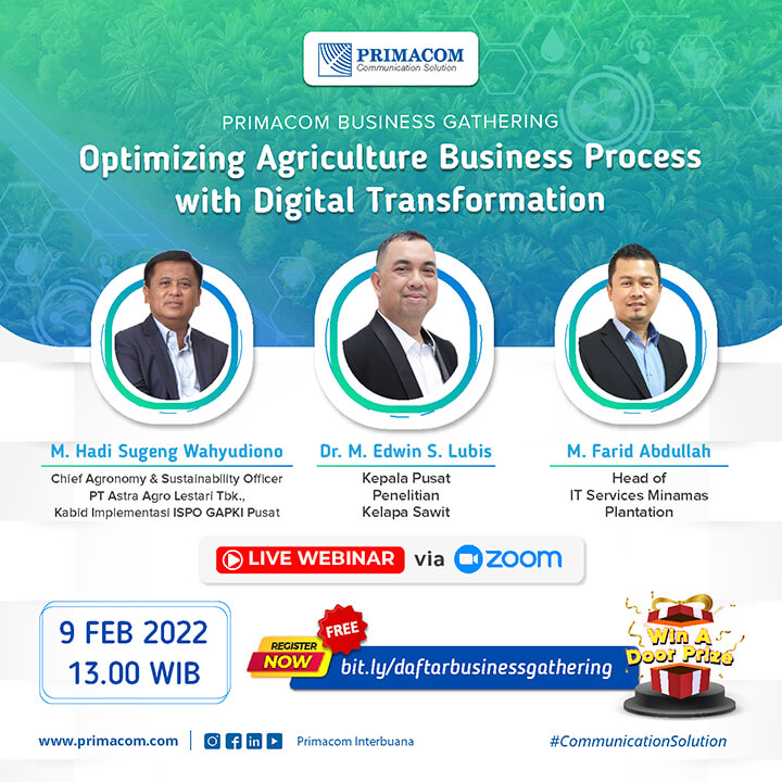 Digitalisasi, Kunci Wujudkan Efisiensi dan Tingkatkan Produktivitas Industri Kelapa Sawit