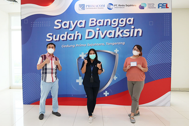Primacom Gelar Vaksinasi Gotong Royong untuk Tingkatkan Imunitas dan Produktivitas