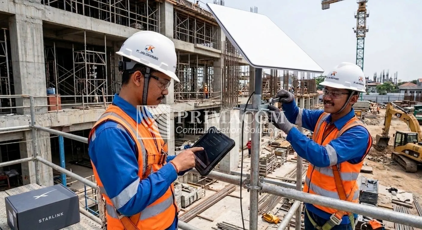Starlink untuk Proyek Konstruksi, Bisa Beli dan Sewa di Reseller Resmi