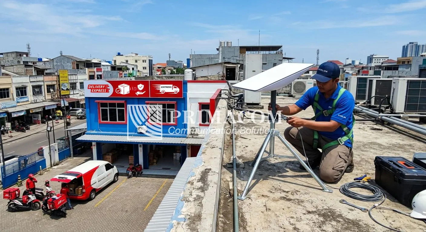 Internet untuk Kantor di Ruko? Pakai Starlink!