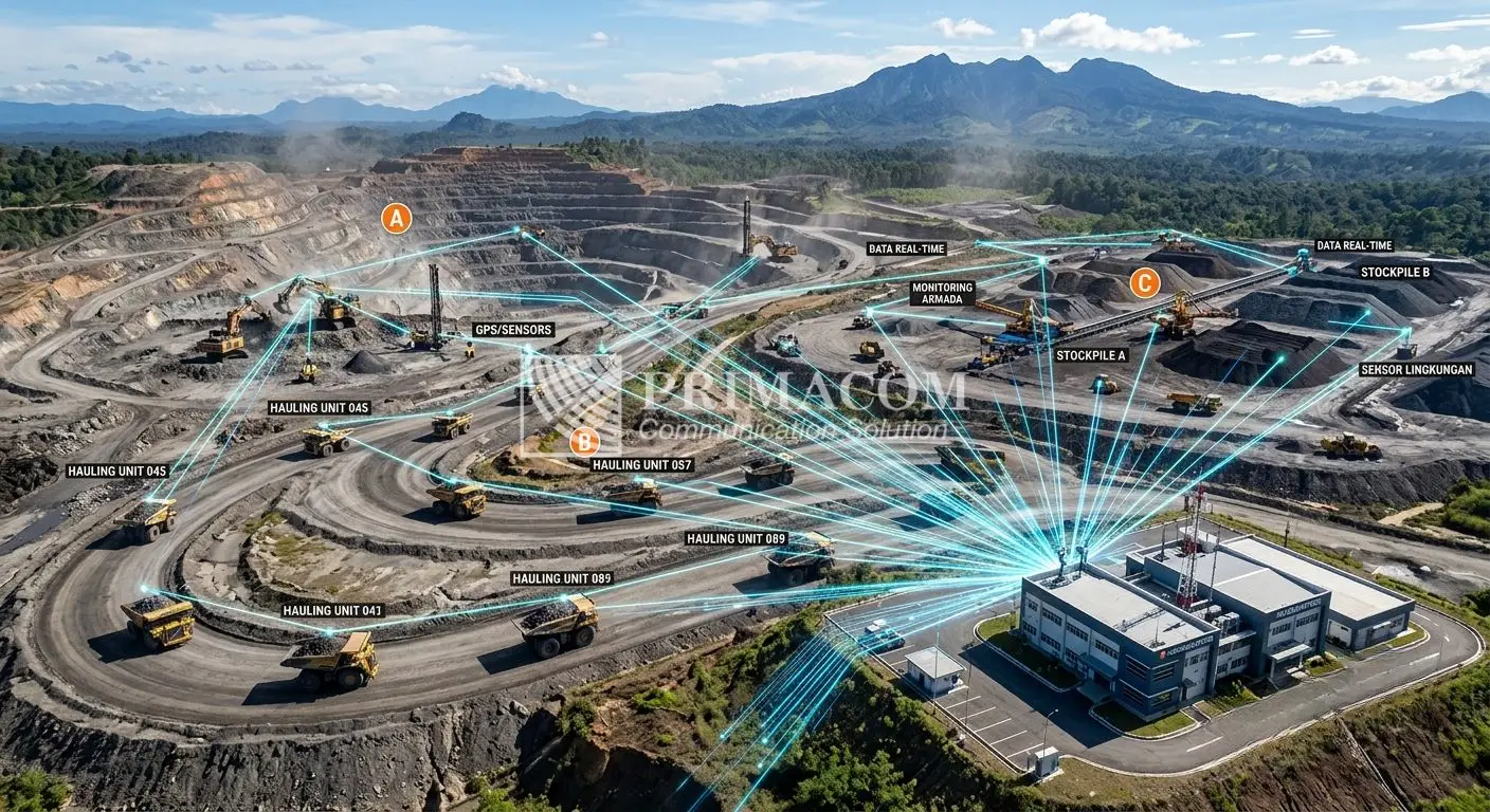 Mengenal Pit, Hauling, dan Stockpile, Penting Ada Koneksi Internet