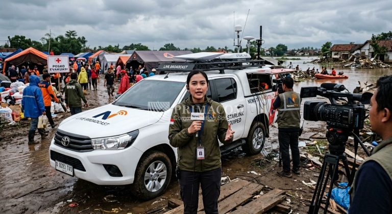 Starlink untuk Live Report Berita Televisi
