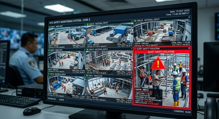 Pesan Computer Vision untuk Deteksi Otomatis di Area Kerja
